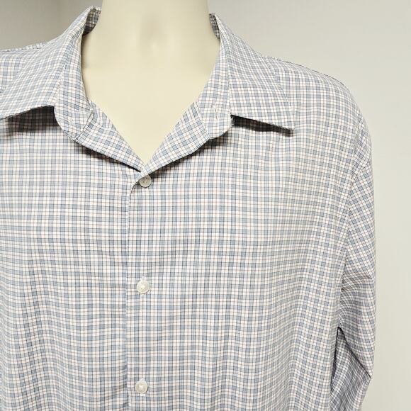 Bonobos Shirt Mens Size XXL Performance Stretch Plaid Button Front Long Sleeve - Picture 2 of 8